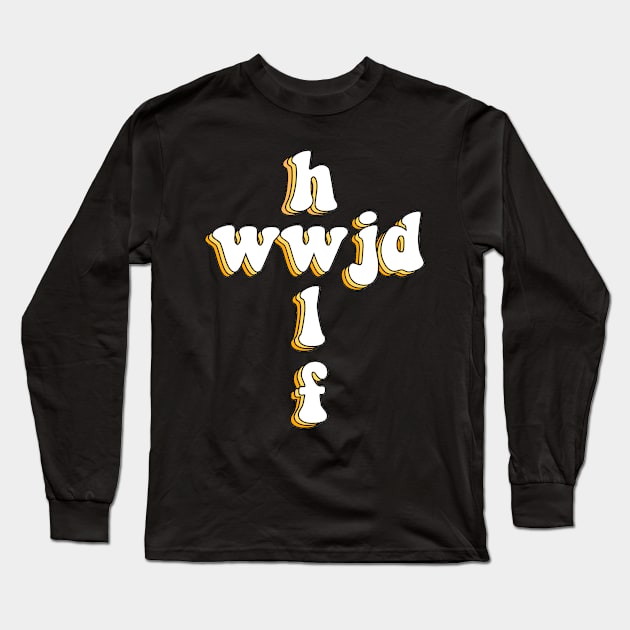 wwjdxhwlf Long Sleeve T-Shirt by mansinone3